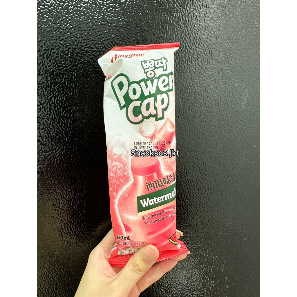 Jual MBVL3761 TEBUS MURAH BINGGRAE POWER CAP ICE TUBE SODA / WATERMELON / BANANA KOREA Shopee