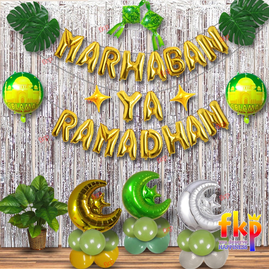 Jual FUN KIDS PARTY Paket Dekorasi Marhaban Ya Ramadhan / Balon Idul