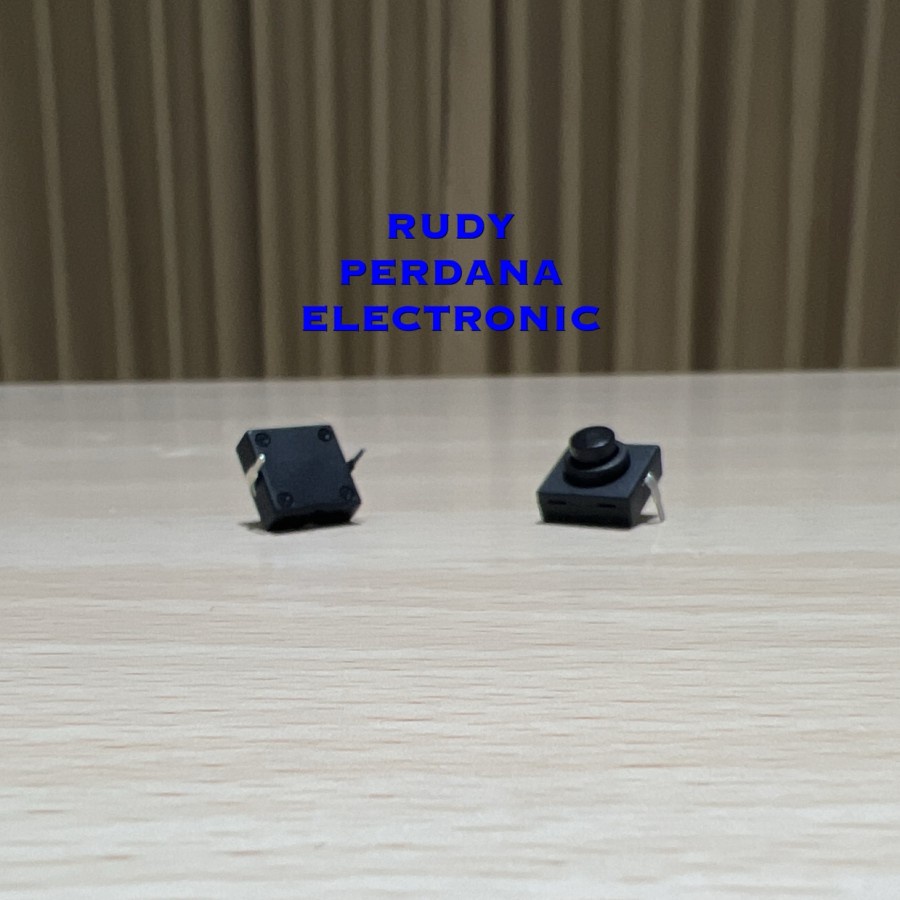 Jual SWITCH PUSH BUTTON SAKLAR ON OFF 2P 2 PIN KOTAK 12MM 1.5A 250V ...
