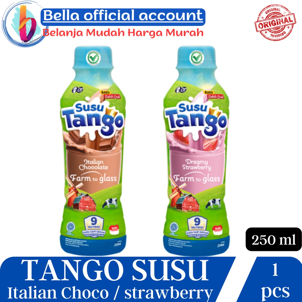 Jual Tango Susu Dreamy Strawberry / Italian Chocolate 250 ml | Shopee ...