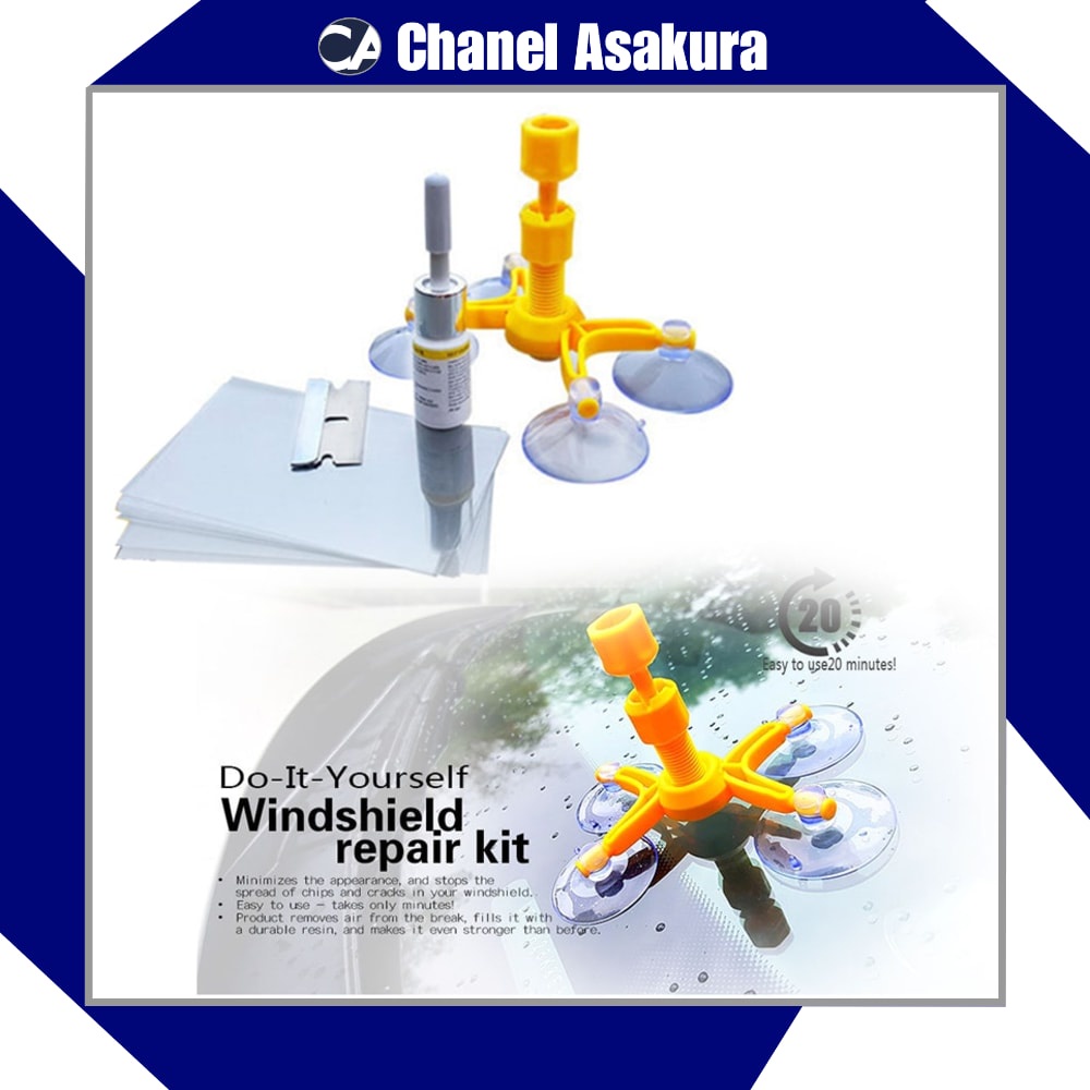 Jual Alat Reparasi Kaca Mobil Windshield Repair Kit WRK15004B