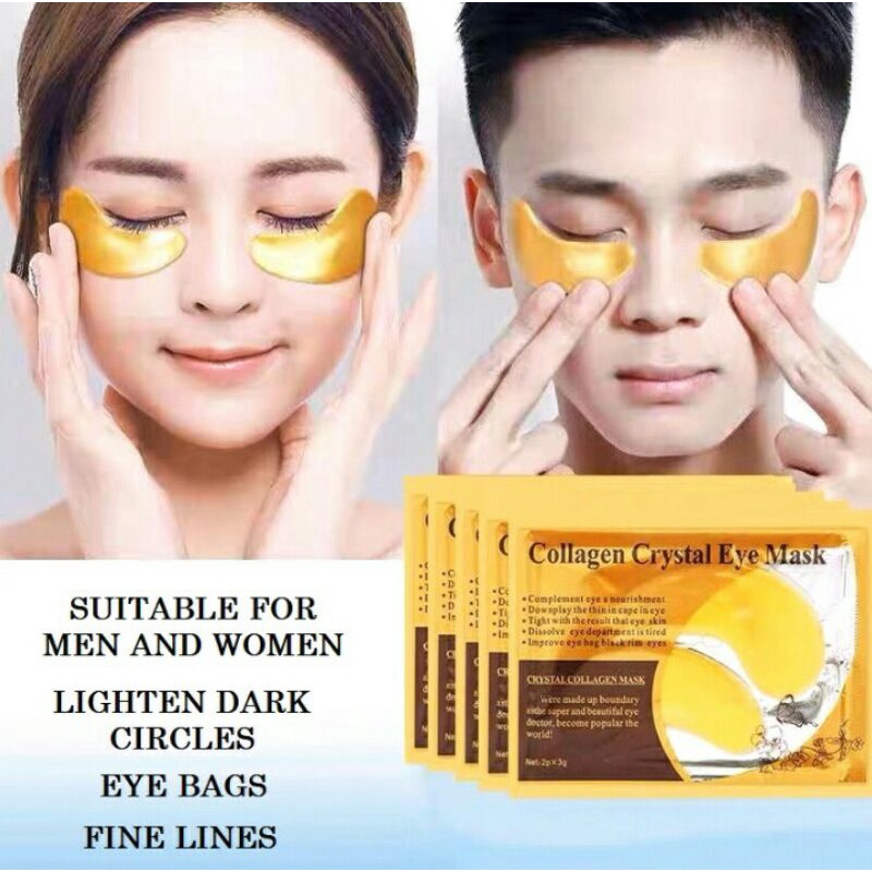 Jual Masker Mata COLLAGEN CRYSTAL GOLD EYE BAG / MASK EYEMASK Kantong