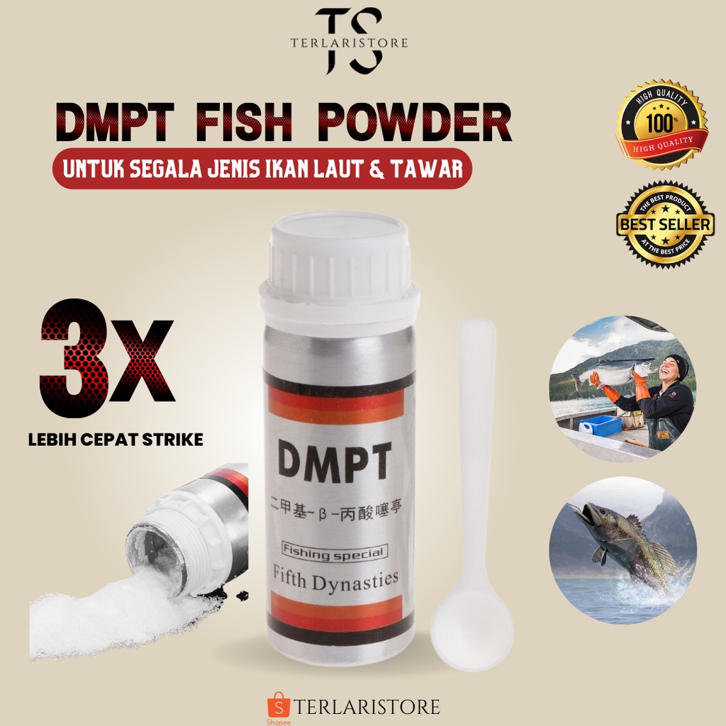 Jual DMPT 10 Gram Umpan Pancing Fish Attractant Lebih Cepat Strike