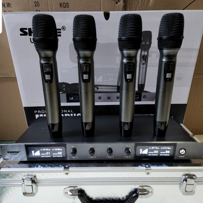 Jual Mic Shure Ur4400/Ur 4400 Microphone Wireless 4Bh Mic Pegang ...