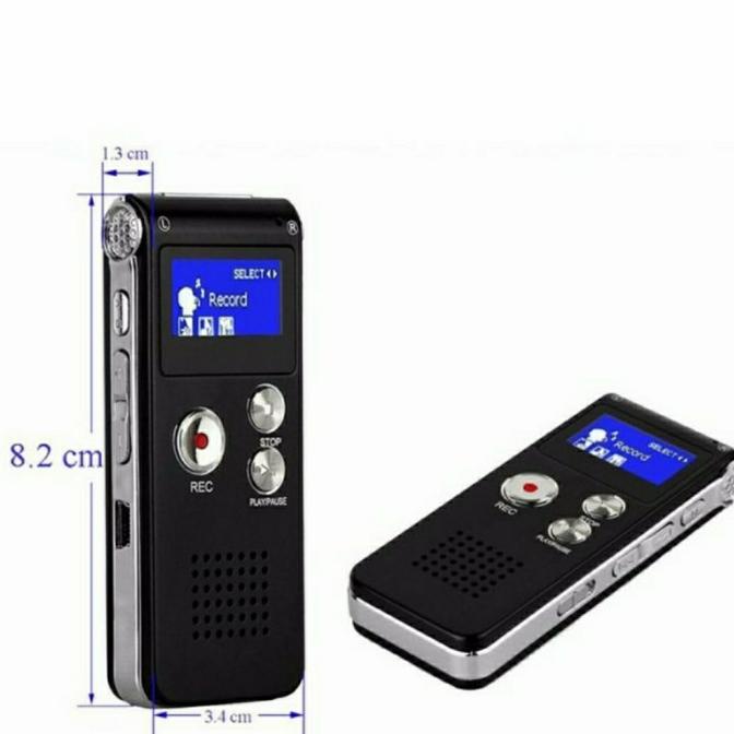 Jual Digital Voice Recorder 8gb Mp3 Player Perekam Suara Digital Shopee Indonesia 7525