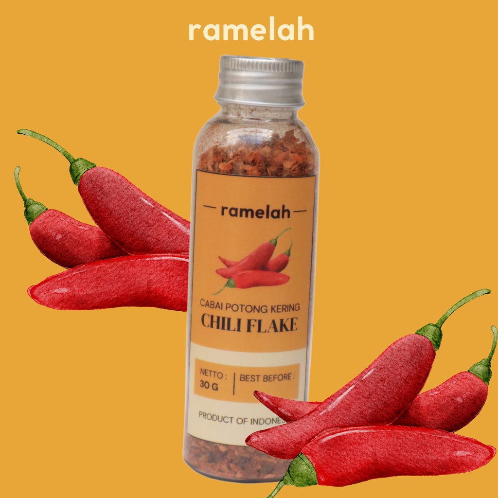 Jual Chili Flakes Cabai Cabe Kering 30g Shopee Indonesia