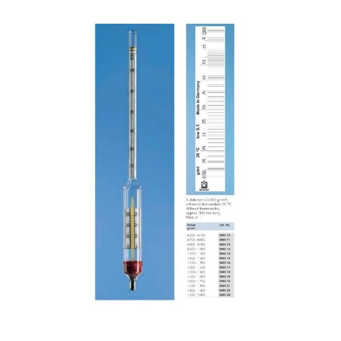 Jual Hydrometer 0.7000.800g/cm3. General purpose hydrometer. Brand