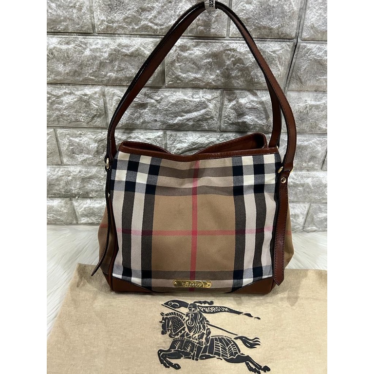 Tas Wanita Authentic Shoulder Bag Burberry Branded Original Preloved