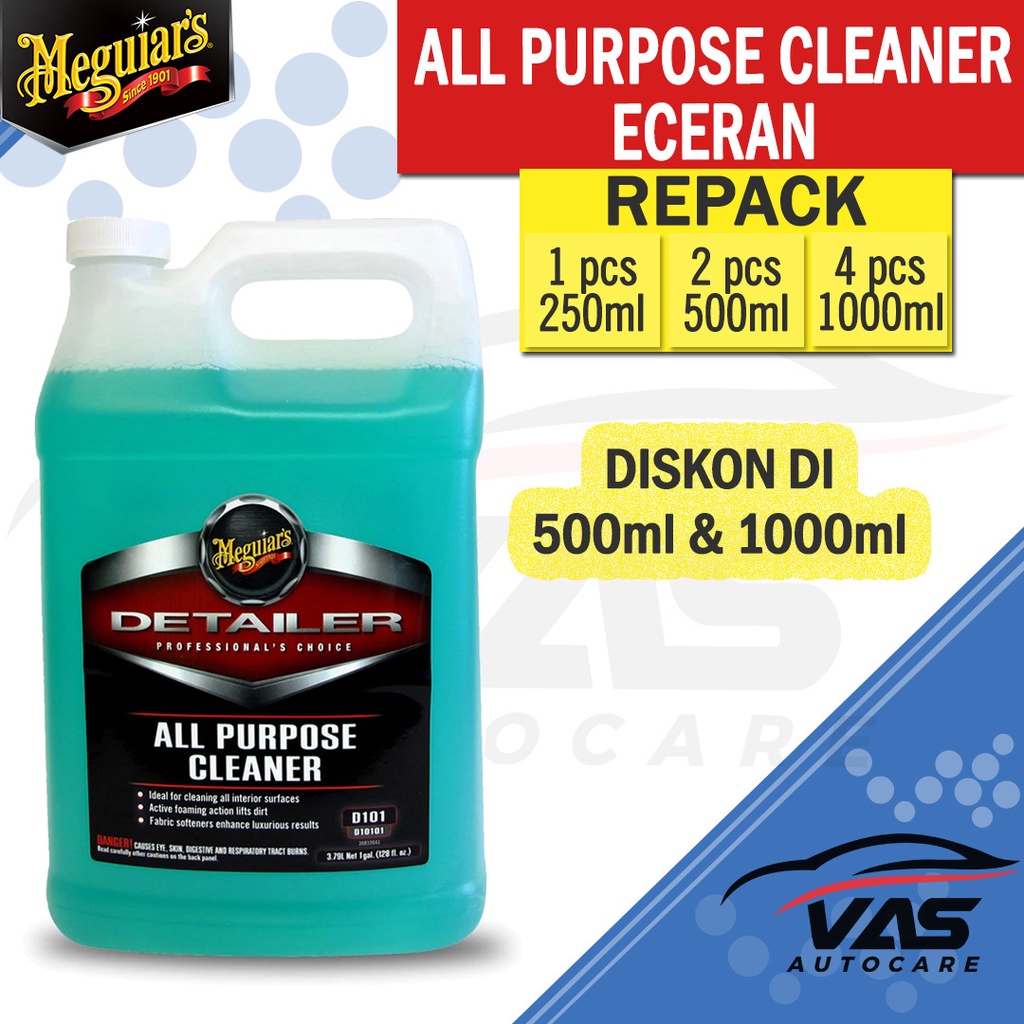 Jual Meguiars ALL PURPOSE CLEANER D101 APC 250 500 1000 ml Shopee
