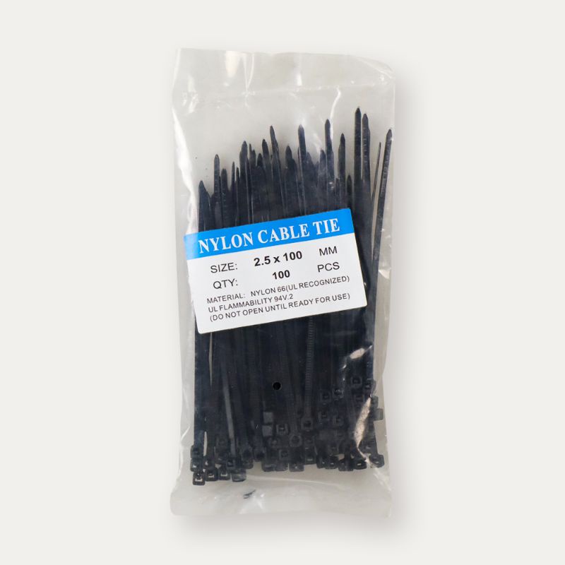 Jual Kabel Tis Ties Self Locking Wire Zip Cable Organizer 2.5x100mm ...