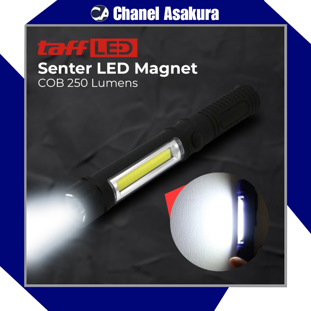 Jual Senter LED Magnet COB 250 Lumens - BC12 | Shopee Indonesia