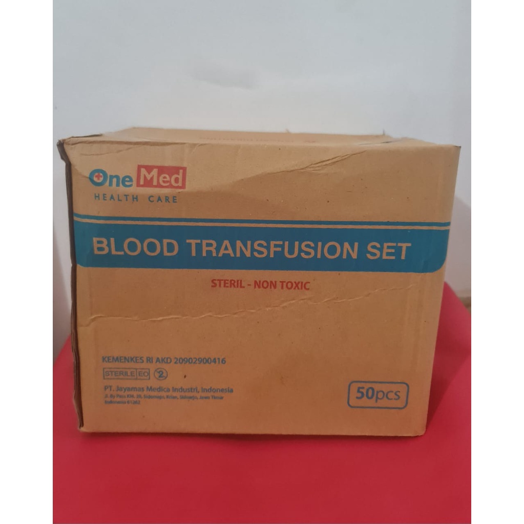 Jual Bloodset Onemed Selang Transfusi Darah Onemed PerBok_(50 Set ...