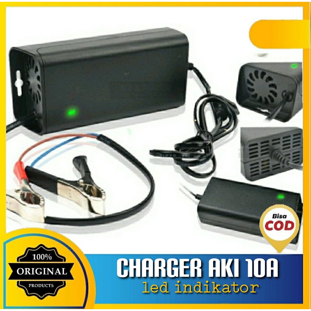 Jual Charger AKI Mobil 10 A - Bisa Cas sampai Aki 100 Ampere - Fast