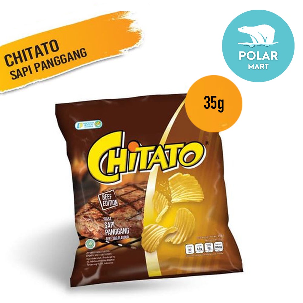 Jual Chitato Potato Chips Snack Rasa Sapi Panggang BBQ 35 Gram | Shopee ...