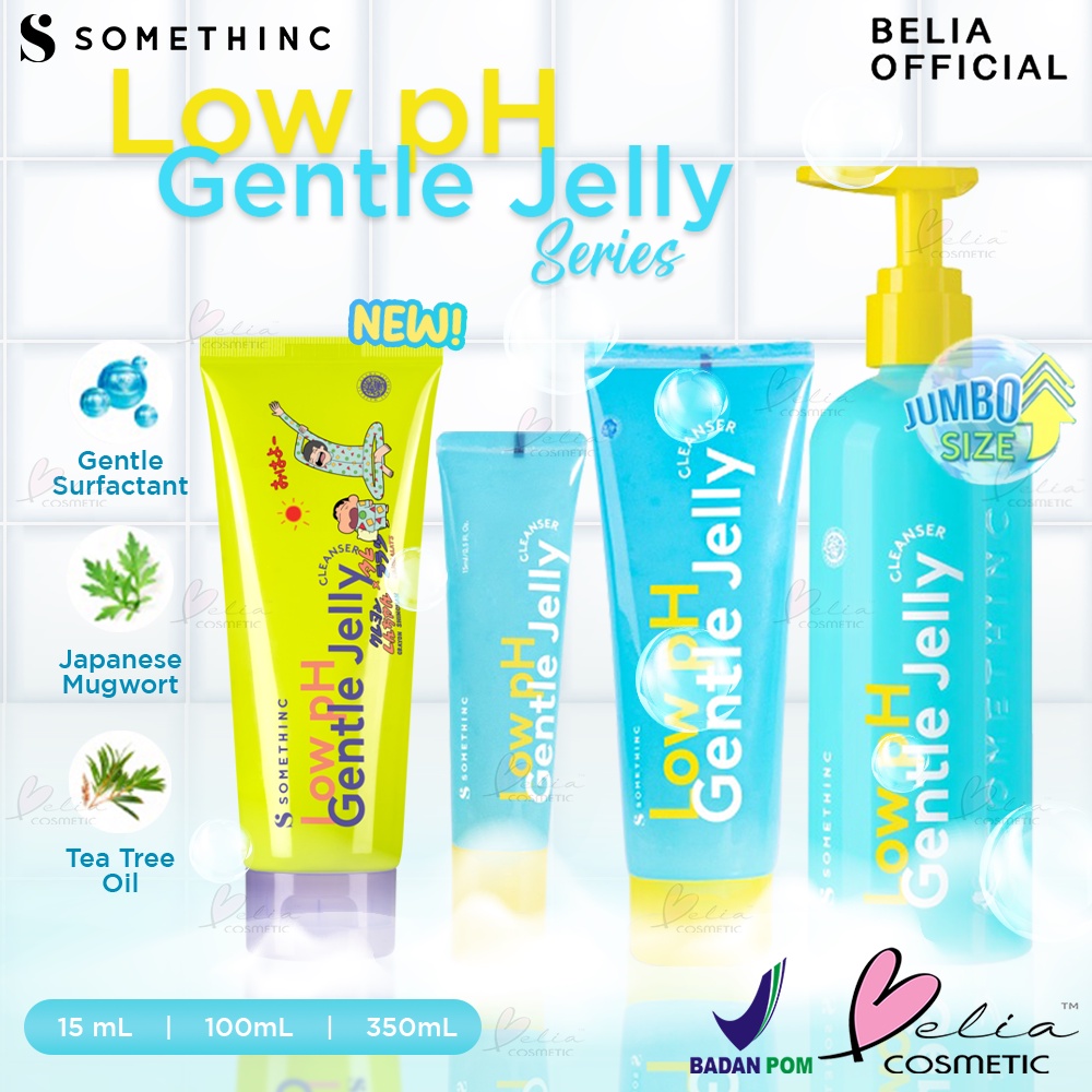 Jual BELIA SOMETHINC Low pH Gentle Jelly Cleanser Sabun Cuci Muka pH