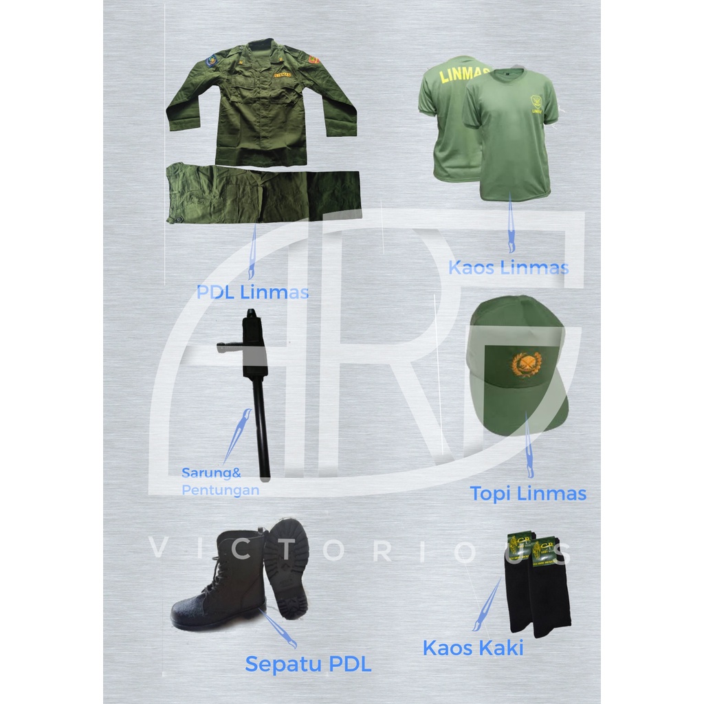 Jual SERAGAM LINMAS SET | Shopee Indonesia