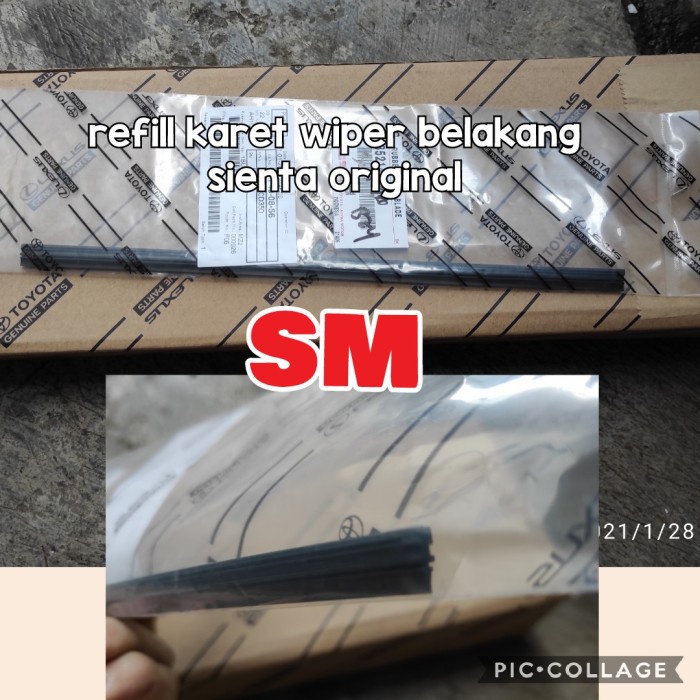 Jual Sepasang Karet Wiper Original Toyota Sienta Rubber Wiper Sienta ...