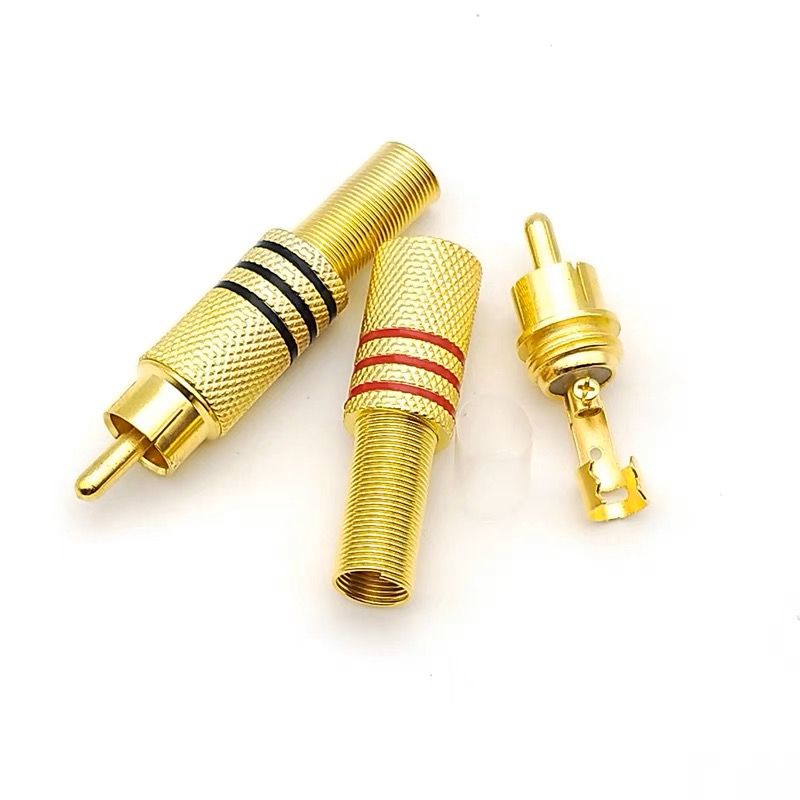 Jual JACK RCA / JEK RCA GOLD / JEK RCA / JACK AUDIO BAGUS ORIGINAL ...