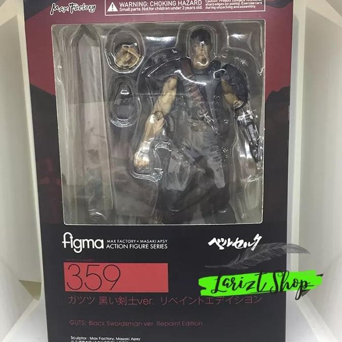 Jual Figma 359 Anime Berserk Guts Black Swordman Figure | Shopee Indonesia