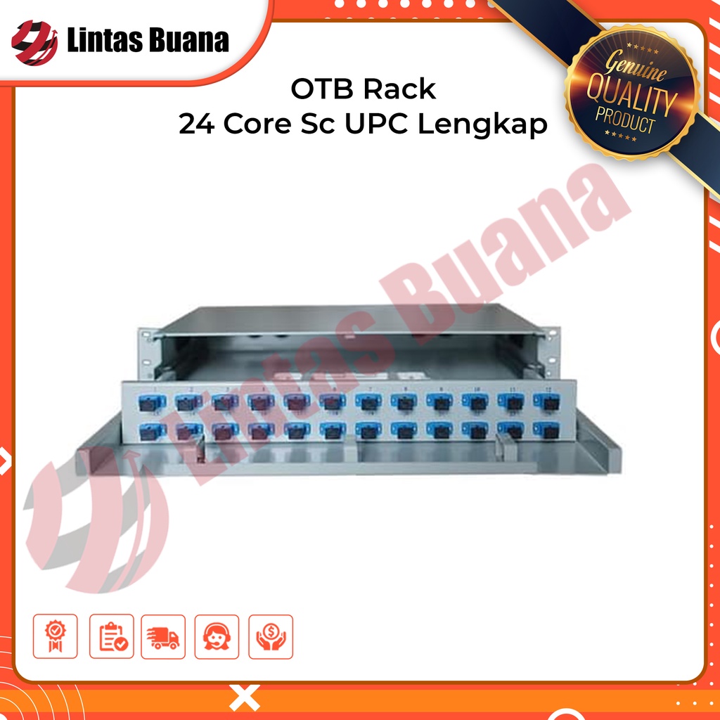 Jual OTB Rack 24 Core Sc UPC Lengkap | Shopee Indonesia