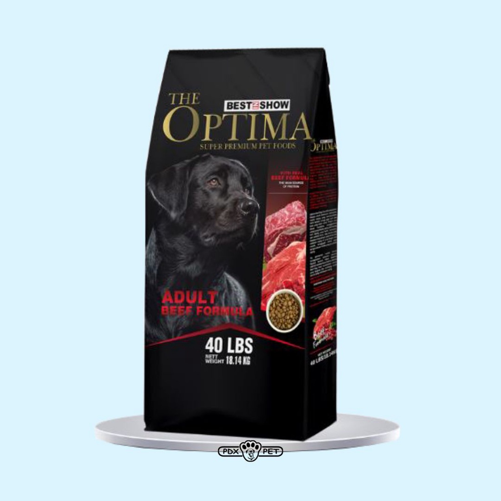 Jual Optima Dog Food Makanan Kering Adult Beef 40 Lb /18kg Shopee