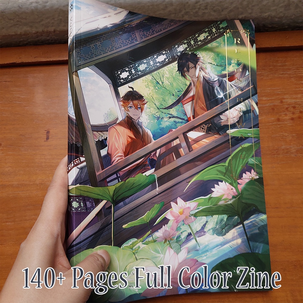 Jual Genshin Impact Resonant Waves Tartali Zine (Fan made) Eceran