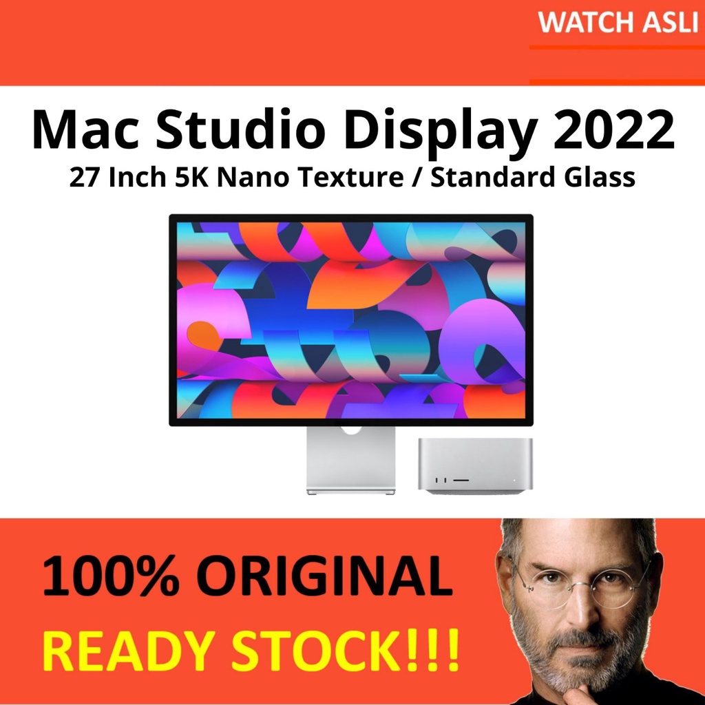 Jual NEW Appleee Mac Studio Display 2022 27 Inch 5K Retina Nano Texture ...