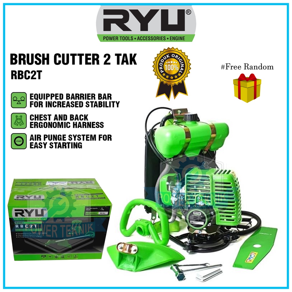 Jual Mesin Potong Rumput 2 Tak RYU RBC2T Brush Cutter / Mesin Potong ...
