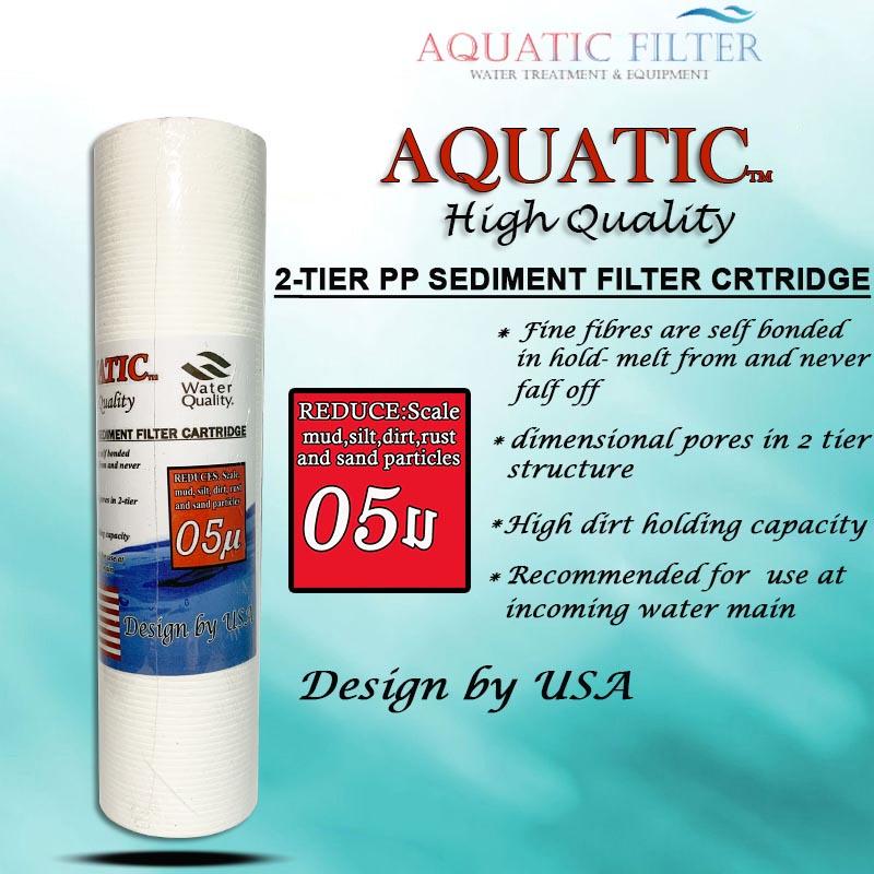 10 Stück 5 Zoll Wickelfilter Wasserfilter Sediment Filterkerze Kerzenfilter 5 µm