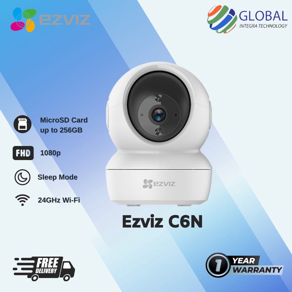 Jual EZVIZ C6N 1080P-Smart Wifi & Port RJ45 Pan & Tilt Camera | Shopee ...