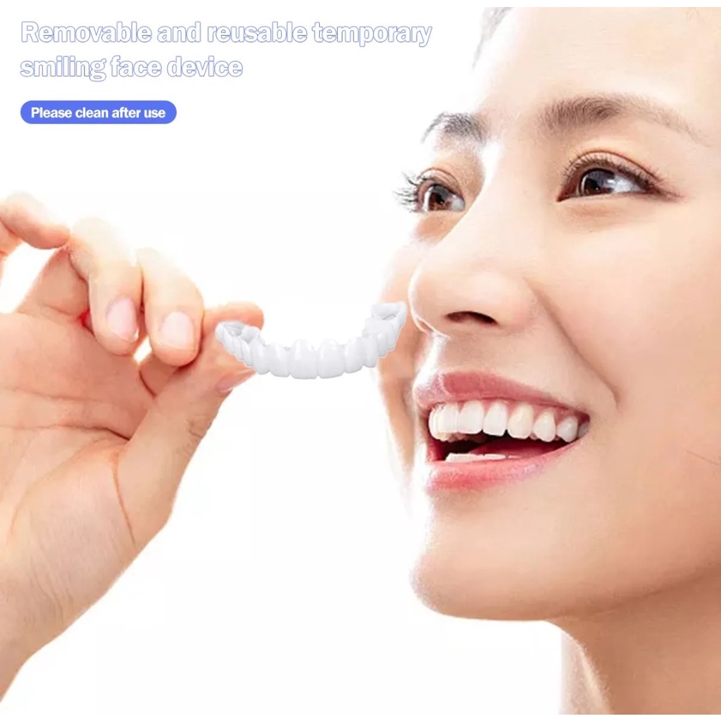 Jual gigi palsu Snap On Smile ORIGINAL Authentic 1 Set ori promo ...