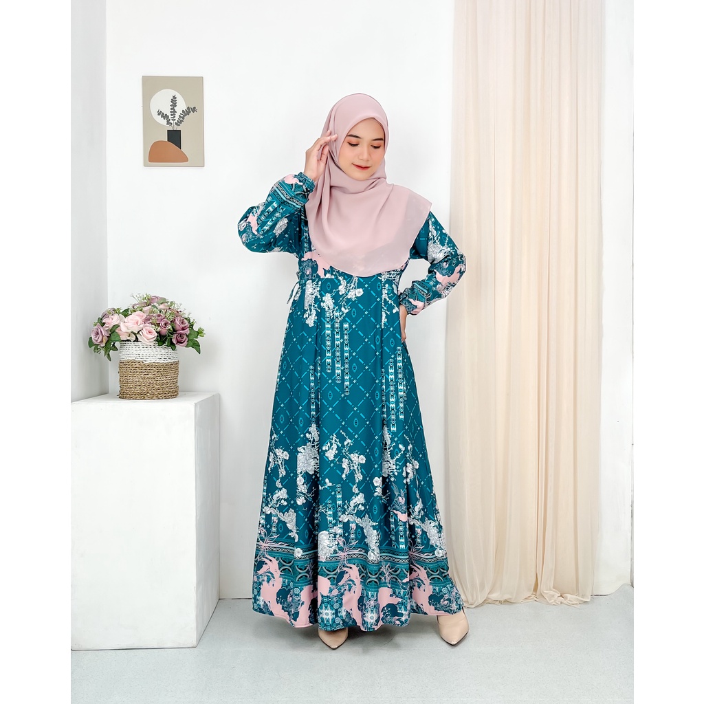 Jual Haura Dress Meira Gamis Busui S XXLJumbo Bisa Couple Shopee Indonesia