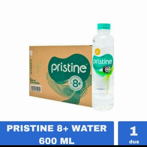 Jual PRISTINE 8.6+ 600ml / AIR MINERAL PH TINGGI 1 DUS ISI 24 BOTOL