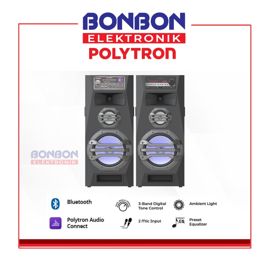 Jual Polytron Active Speaker 12" PAS 12AF15 Bluetooth Karaoke 12 Inch