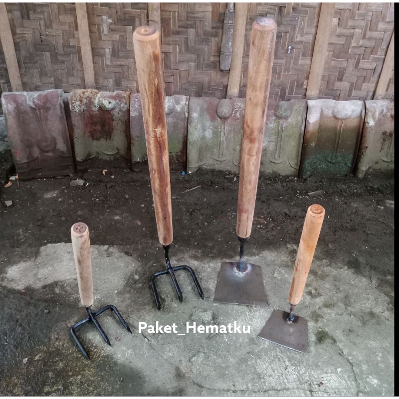 Jual SATU SET GARUK CANGKUL UKURAN 60 CM / SET CANGKUL GARUK BERKEBUN ...