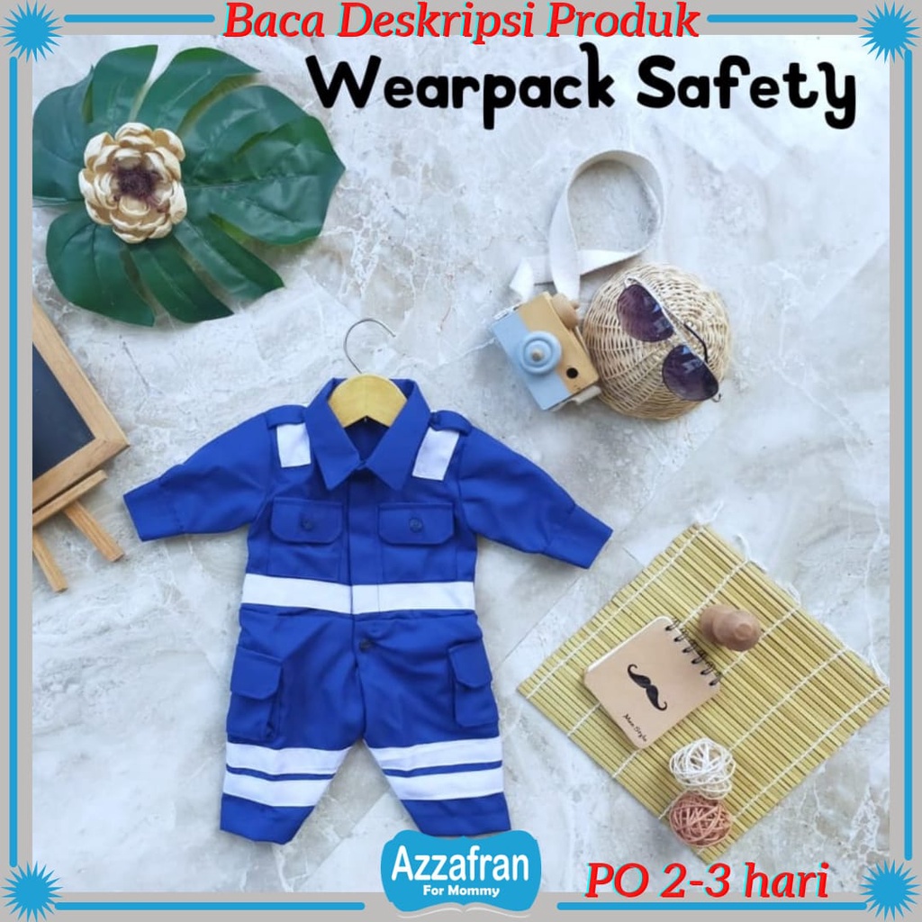 Jual Wearpack Safety | Azzafran For Mommy | Kostum Baju Mekanik | Baju ...