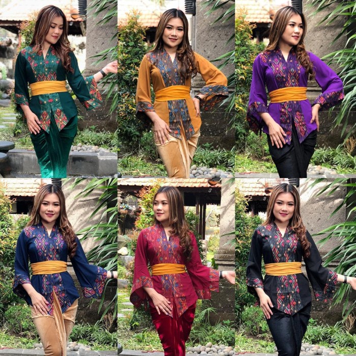 Jual Pakaian Adat Bali Wanita Kebaya Modifikasi Modern Shopee Indonesia 0379