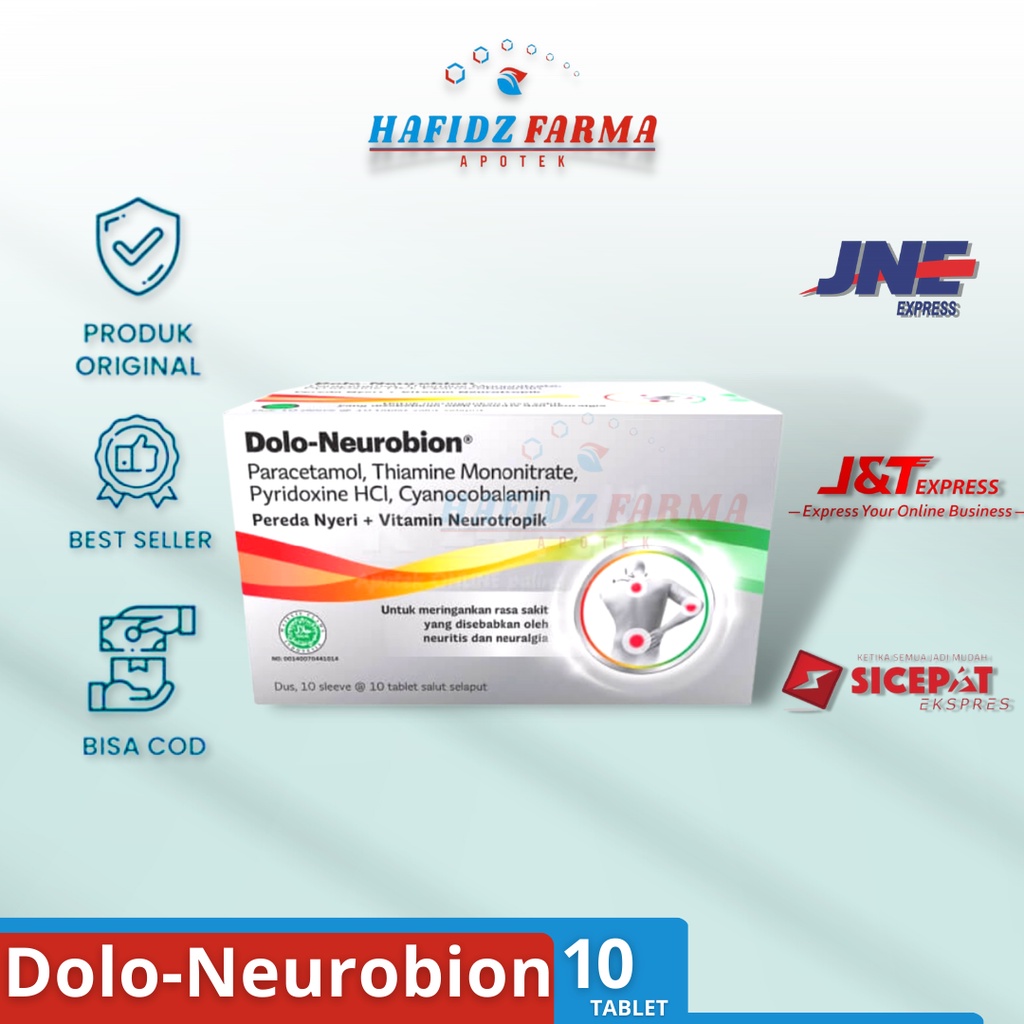 Jual Dolo-Neurobion 10 Tablet Salut Selaput/nyeri Otot/obat Sakit ...