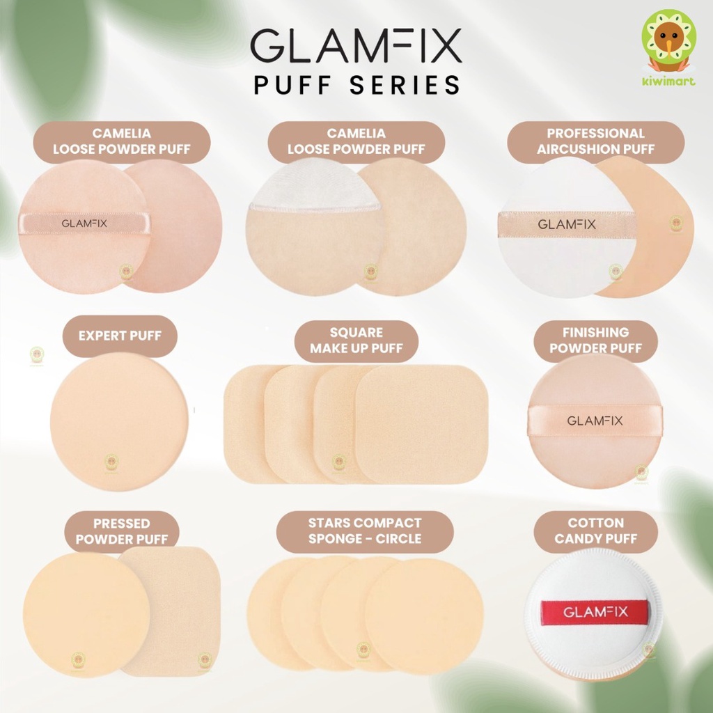 Jual GLAMFIX PUFF SERIES - SPONGE BEDAK GLAM FIX | Shopee Indonesia
