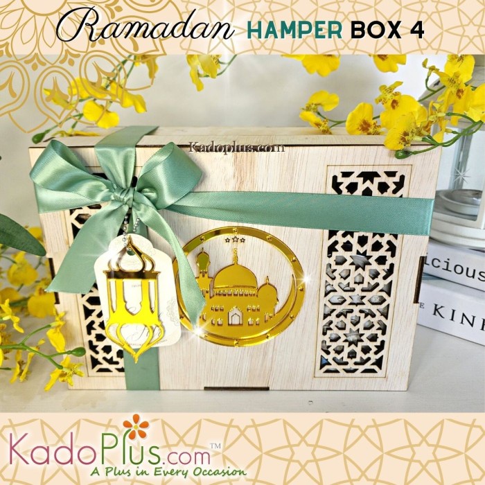 Jual Box Hampers Lebaran Box Kayu Laser Cut CUSTOM | Shopee Indonesia