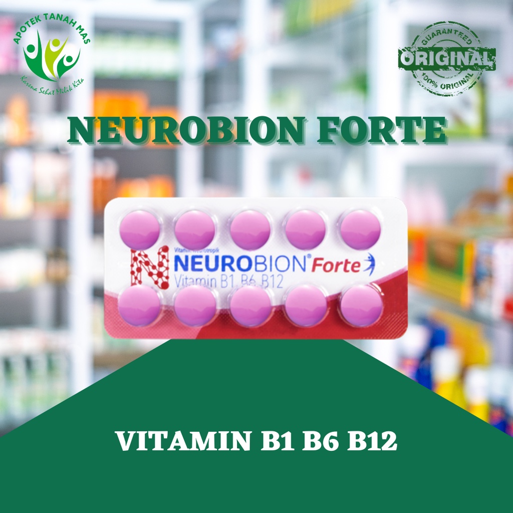 Jual Neurobion Forte Pink Vitamin B1 B6 B12 | Shopee Indonesia