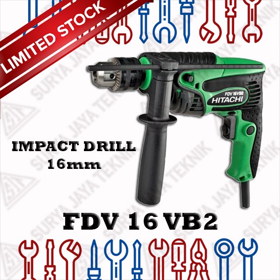 Hitachi fdv16vb2 impact online drill