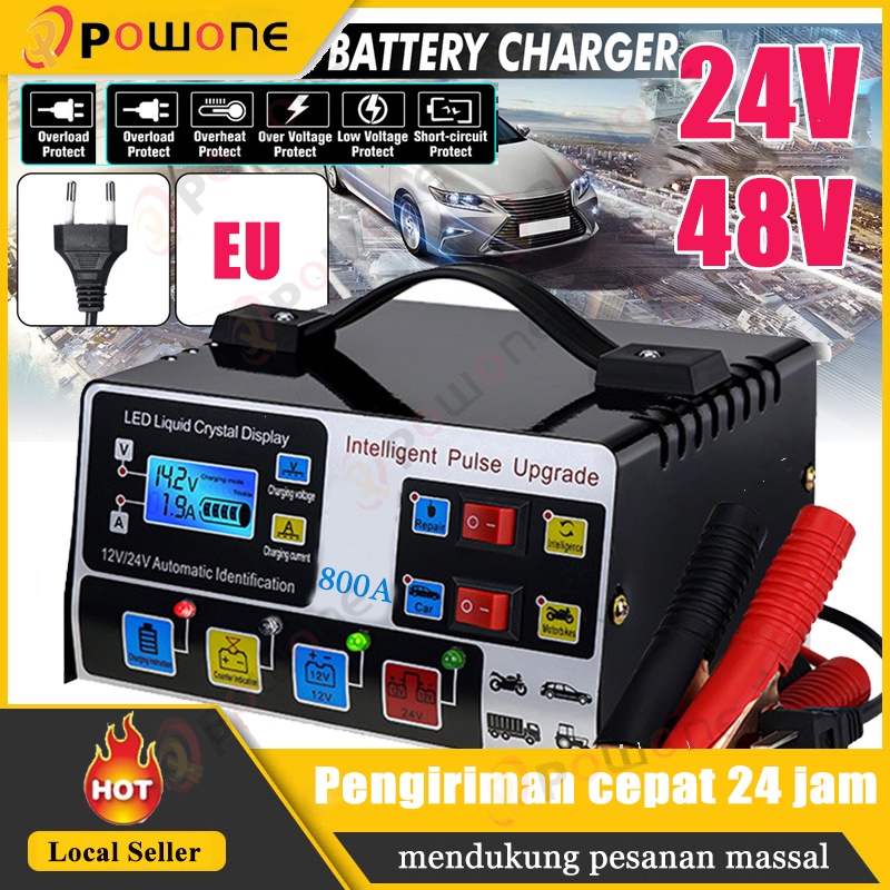 Jual Pengisi daya perbaikan aki mobil 600W carger aki otomatis 12v