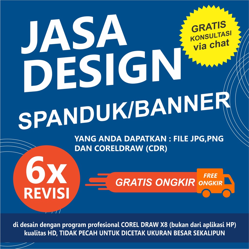 Jual Jasa Desain Spanduk Murah Berkualitas Shopee Indonesia