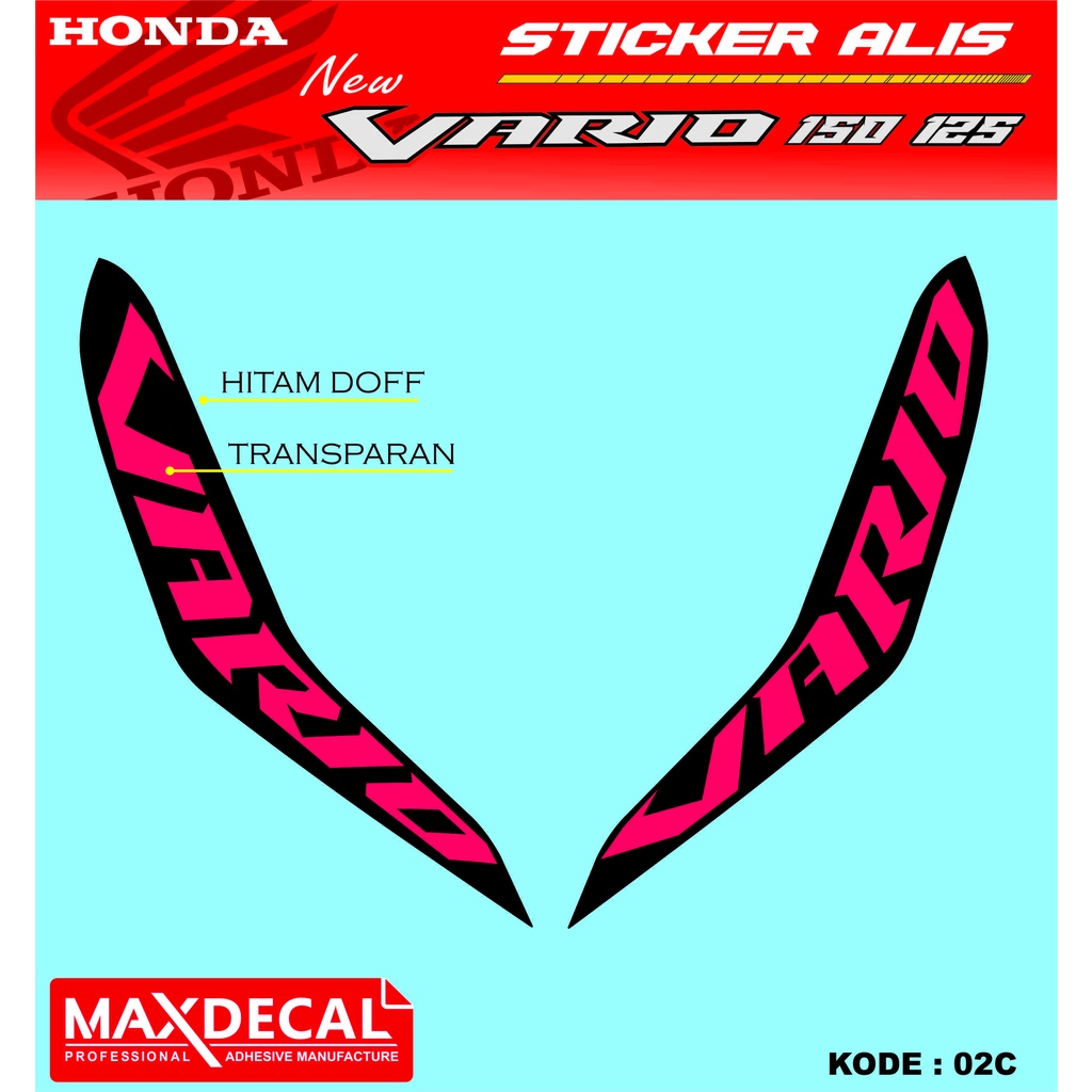 Jual Stiker Vario Alis Sticker Lampu Sein Shopee Indonesia