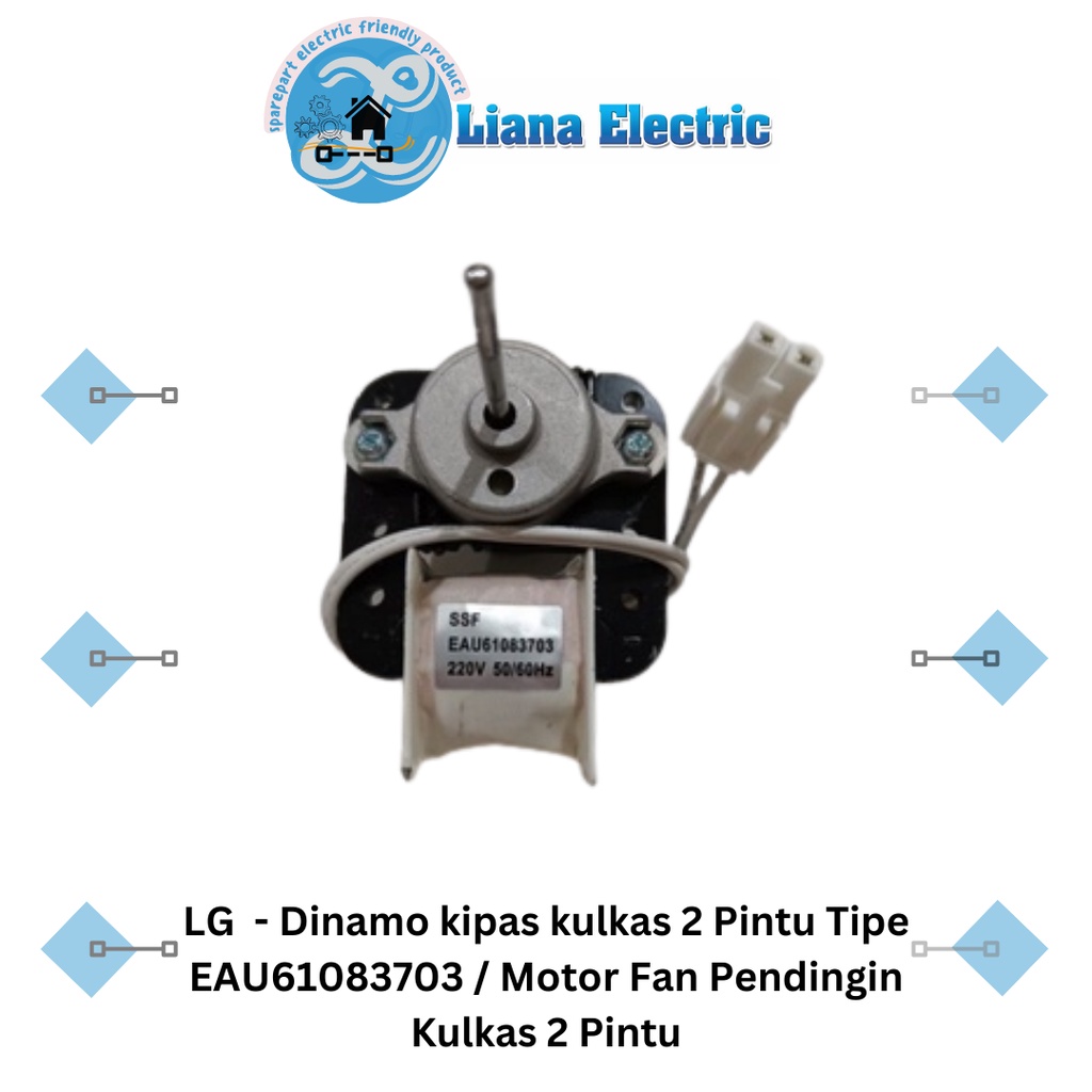 Jual Lg Eau Dinamo Kipas Kulkas Pintu Motor Fan Pendingin Kulkas Pintu Shopee