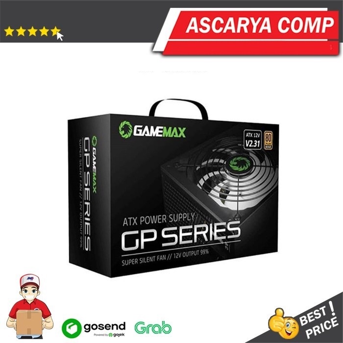 Jual GAMEMAX PSU 550W GP-550 - 80plus Bronze Certified | Shopee Indonesia