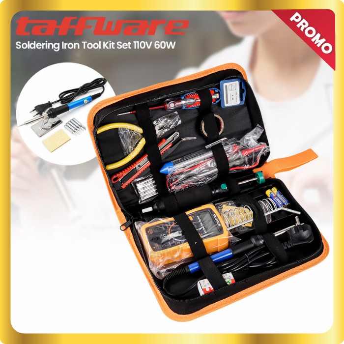 Jual Multi Tester Multimeter Solder 60 Watt Alat Soldering Kit Lengkap