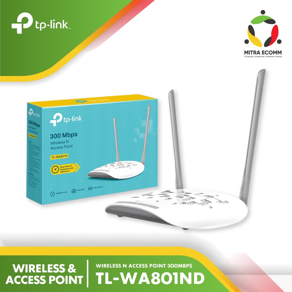 Jual TP-LINK TL-WA801ND 300Mbps Wireless N Access Point 801 801ND WA801ND