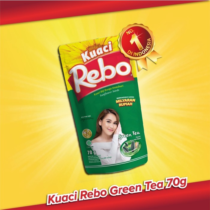 Jual Kuaci Rebo 150 Gram Kuaci Biji Bunga Matahari 150g Original